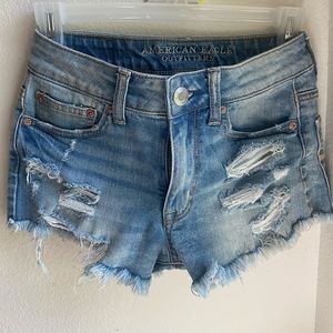 High rise shorts